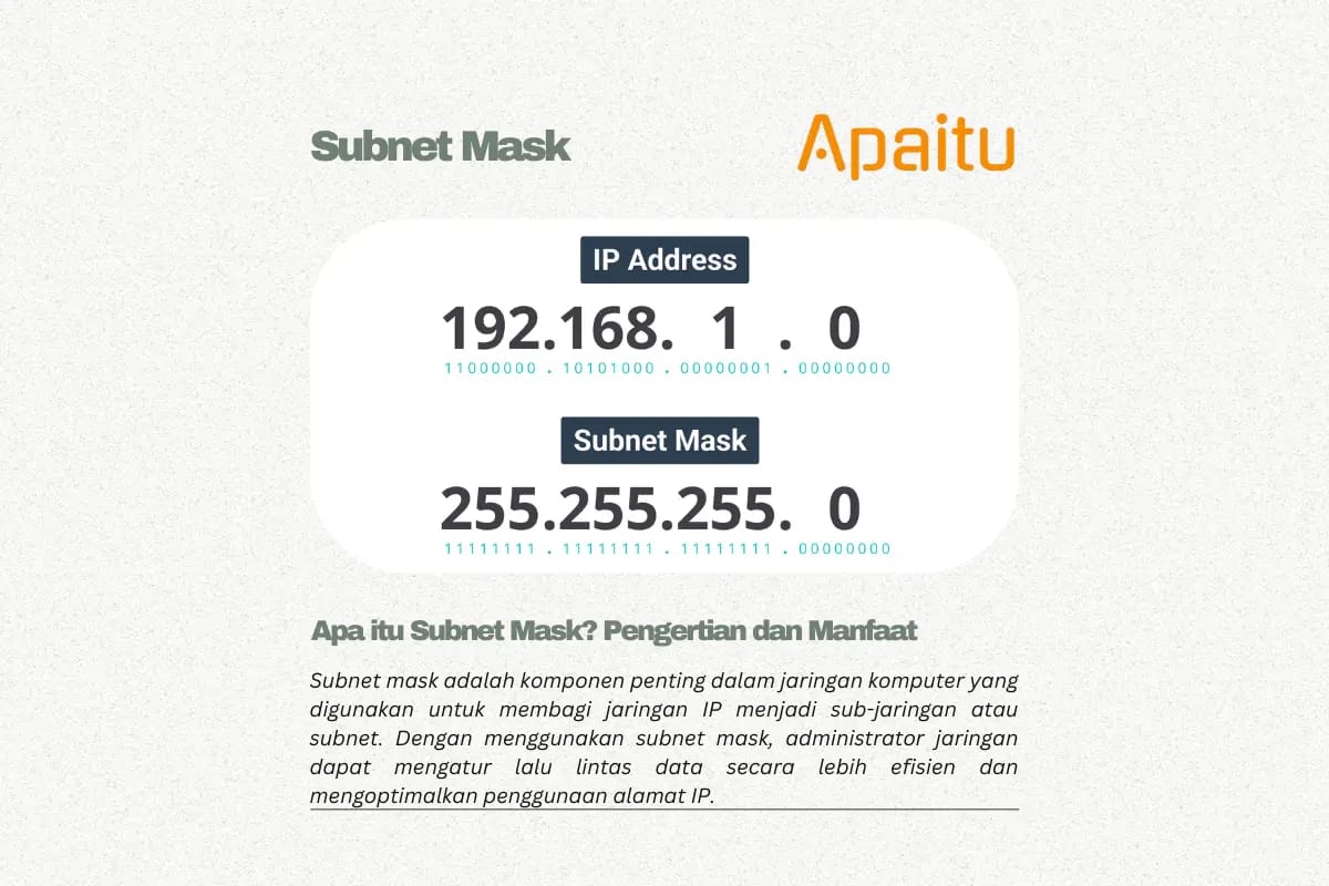 Apa itu Subnet Mask