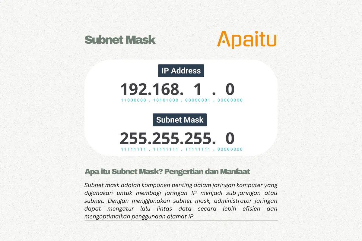 Apa itu Subnet Mask